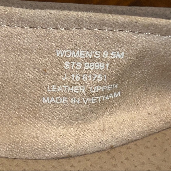 Sperry Top-Sider Taupe leather ballet flats - Picture 3 of 5